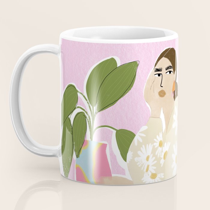 Hanging out with plants Coffee Mug Gallery Image 3