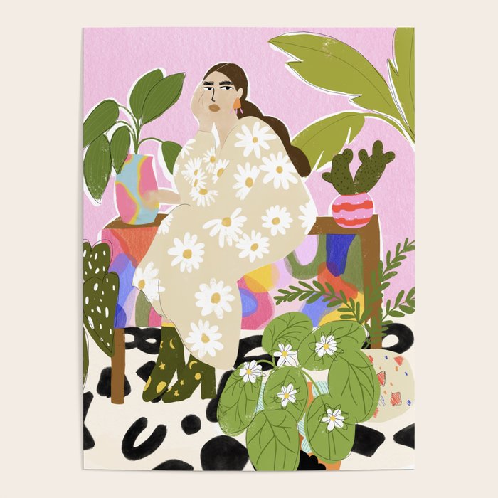 Hanging out with plants Poster Gallery Image 1
