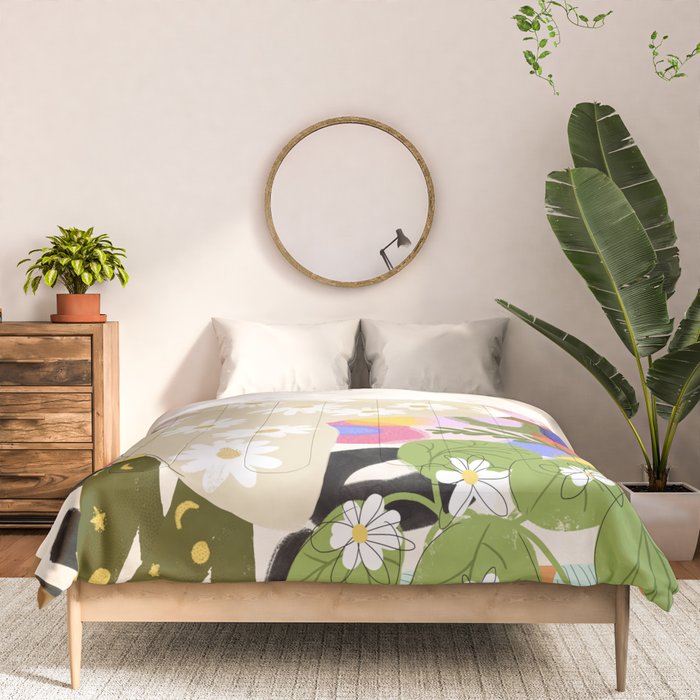 Hanging out with plants Comforter Gallery Image 3