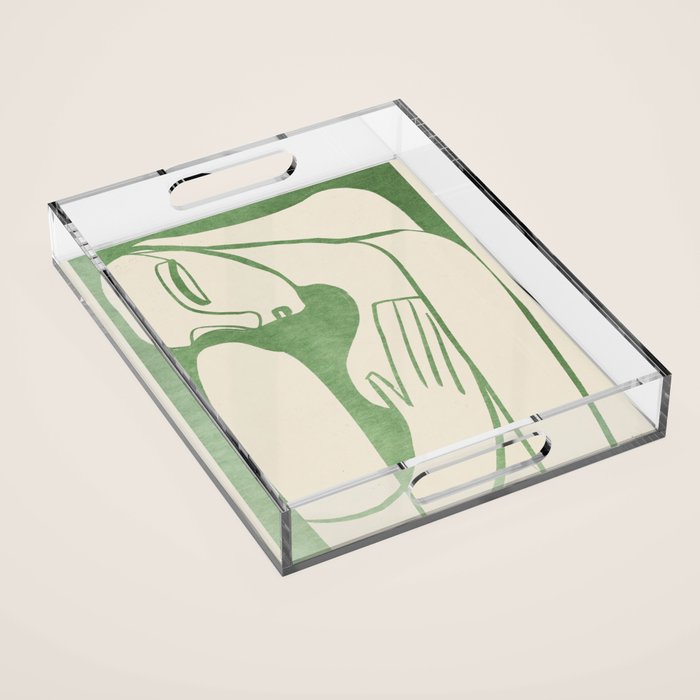 Abstract Female Figure 21 Acrylic Tray Gallery Image 1