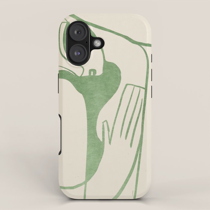 Abstract Female Figure 21 iPhone Case Gallery Image 1