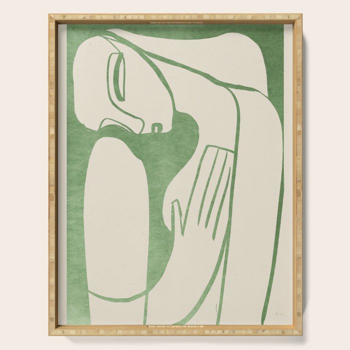 Abstract Female Figure 21 Serving Tray Gallery Image 1