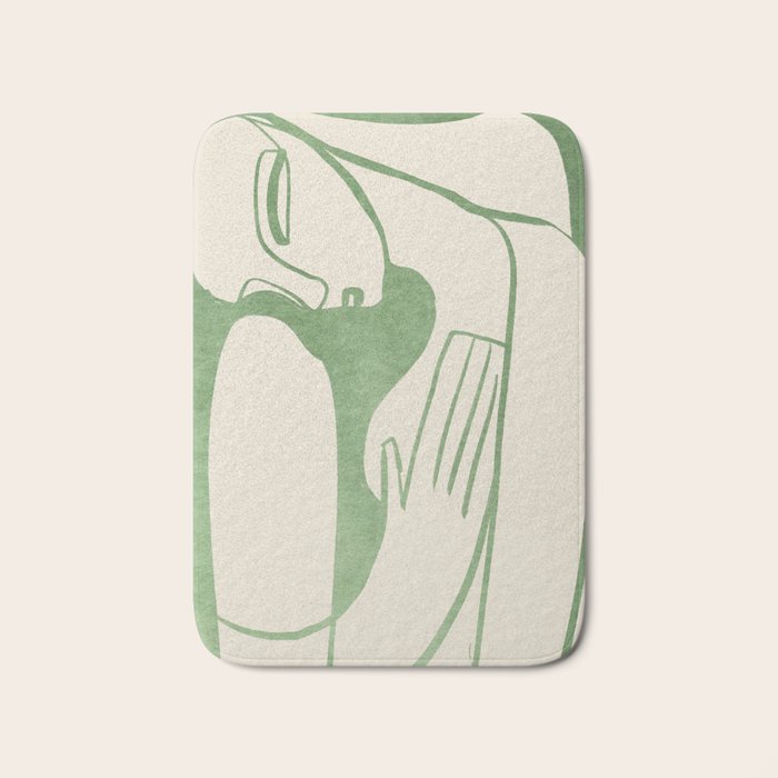 Abstract Female Figure 21 Bath Mat Gallery Image 1