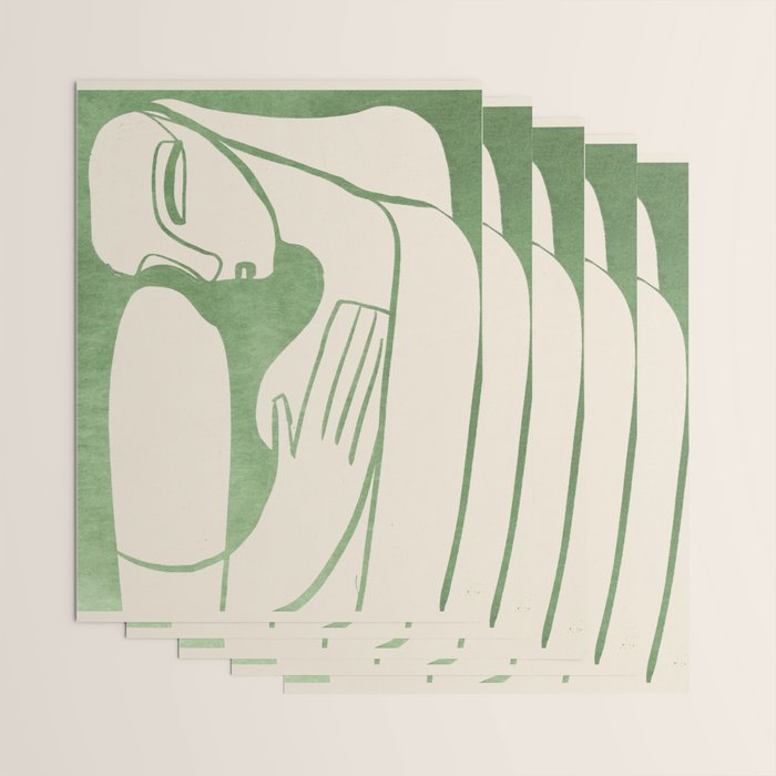 Abstract Female Figure 21 Wrapping Paper Gallery Image 3