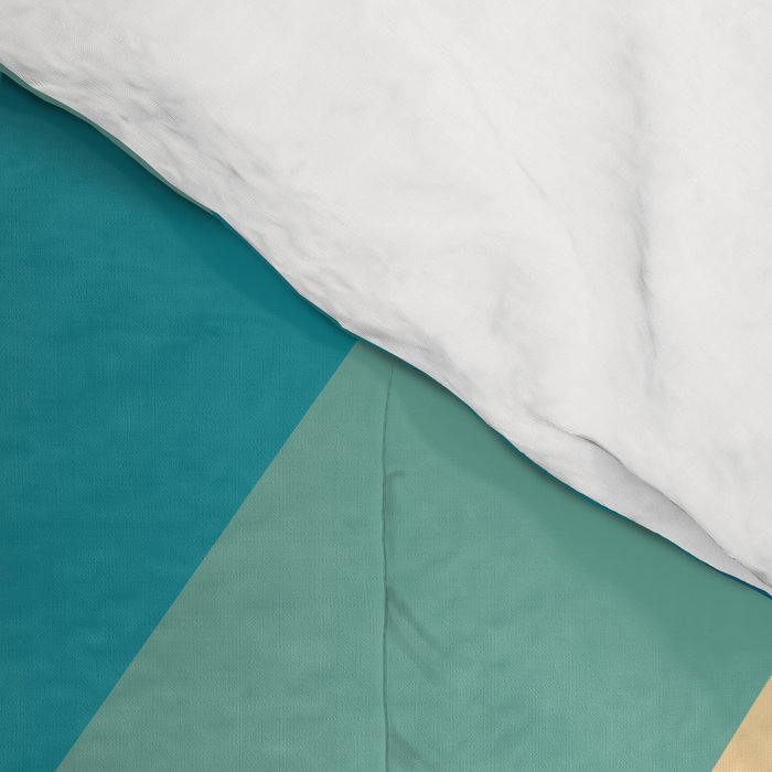 Retro 70s Stripe Colorful Rainbow Comforter Gallery Image 4