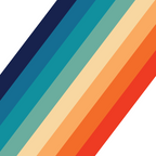 Retro 70s Stripe Colorful Rainbow Coffee Mug Gallery Image 2