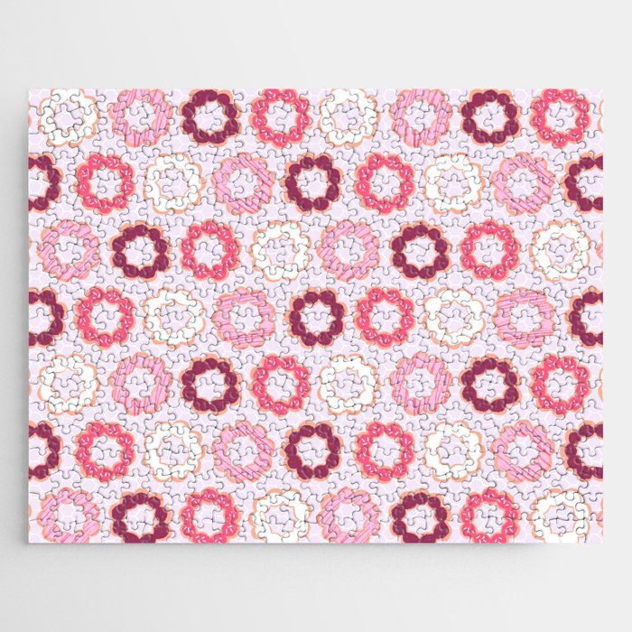 Mochi Donuts Pattern Jigsaw Puzzle Gallery Image 1