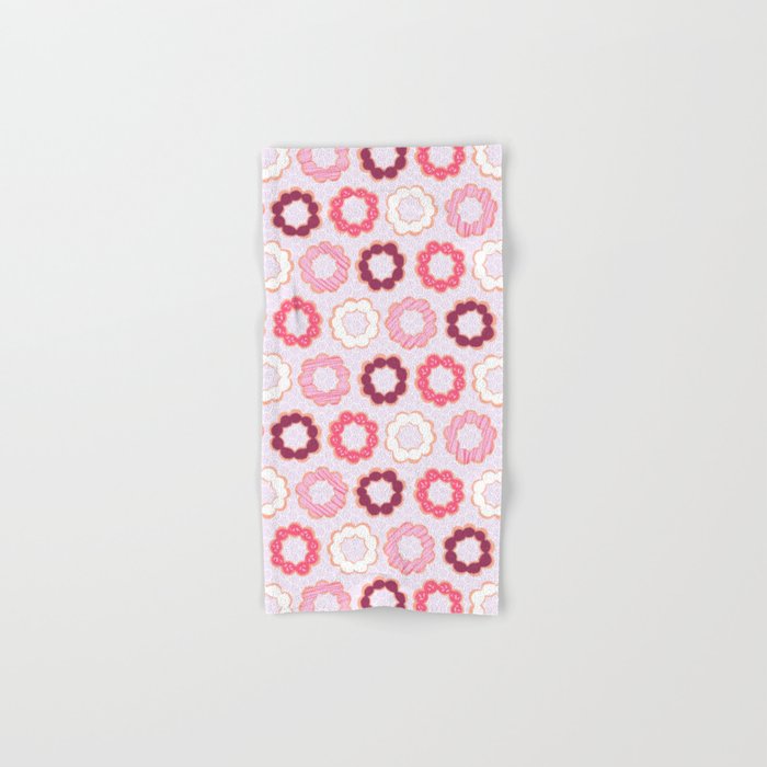 Mochi Donuts Pattern Bath Towel Gallery Image 1