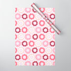 Mochi Donuts Pattern Wrapping Paper Gallery Image 1