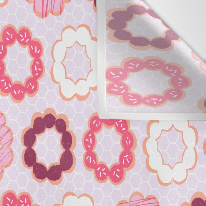 Mochi Donuts Pattern Wall Tapestry Gallery Image 3