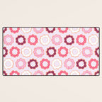 Mochi Donuts Pattern Desk Mat Gallery Image 3