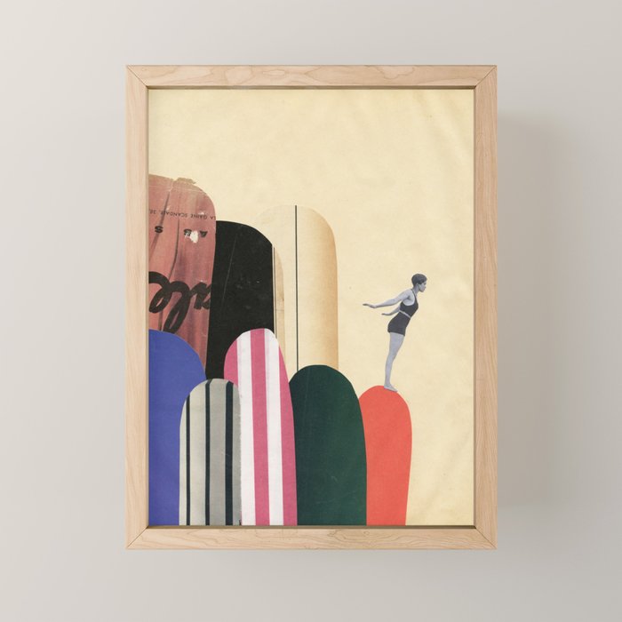 Rock Diving III Mini Art Print Gallery Image 1