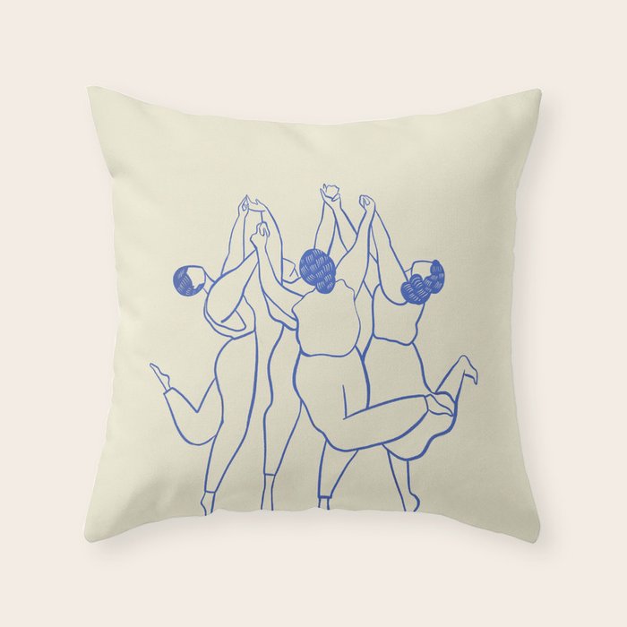 Women Unite Throw Pillow Gallery Image 1