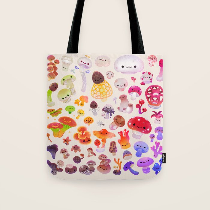 mushroom - light Tote Bag Gallery Image 1