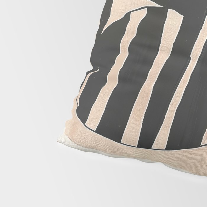 Black Cat with Bold Stripes Pillow Sham Gallery Image 4