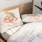 Awkward Toad Ready for Adventure Pillow Sham Gallery Image 2