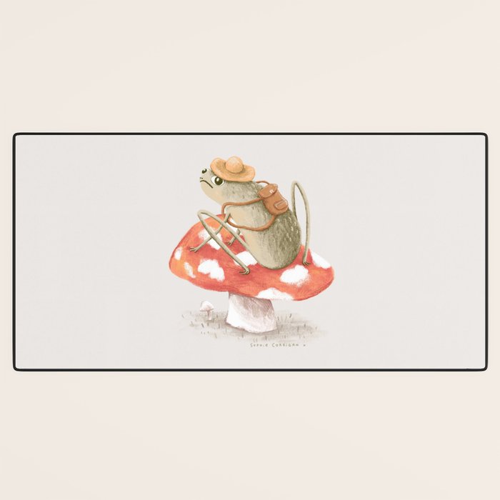 Awkward Toad Ready for Adventure Desk Mat Gallery Image 3