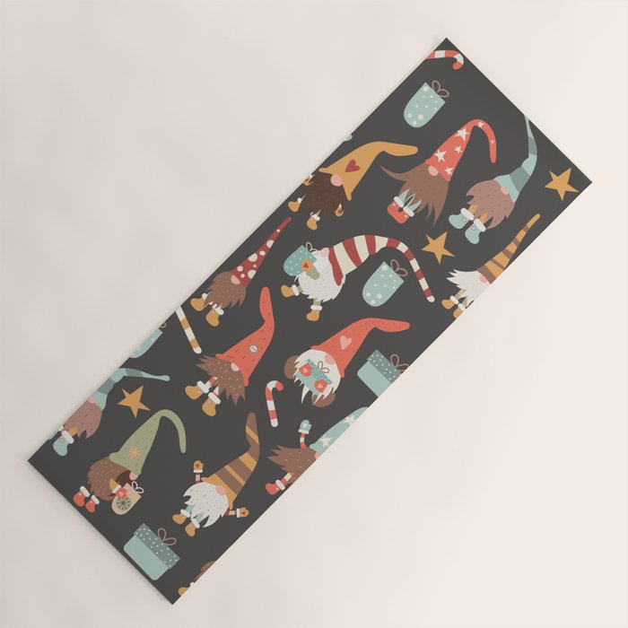 Christmas Gnomes Yoga Mat Gallery Image 1