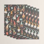 Christmas Gnomes Wrapping Paper Gallery Image 3