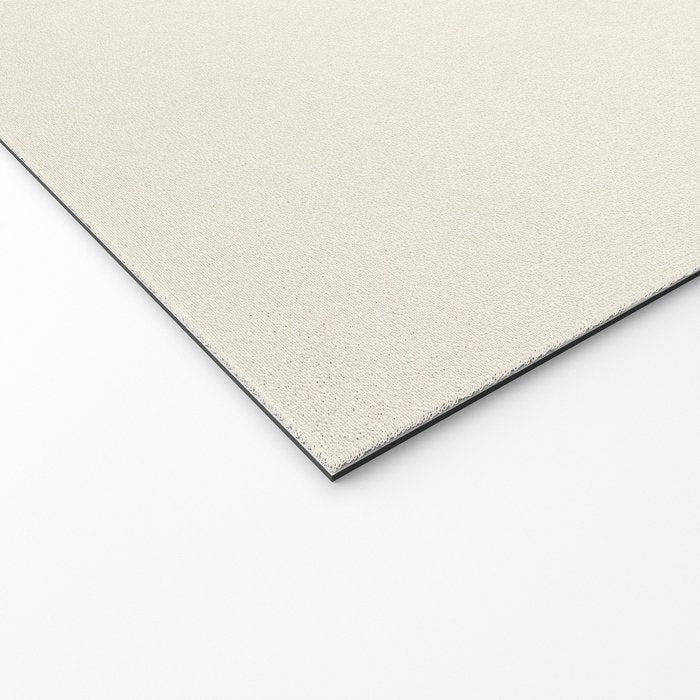 Linocut Flower / Dark Teal Welcome Mat Gallery Image 2