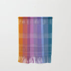 Modern Bright Rainbow Abstract Stripes Wall Hanging Gallery Image 1