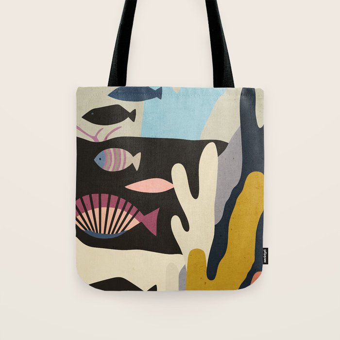 Shapes of the Sea Tote Bag Gallery Image 1
