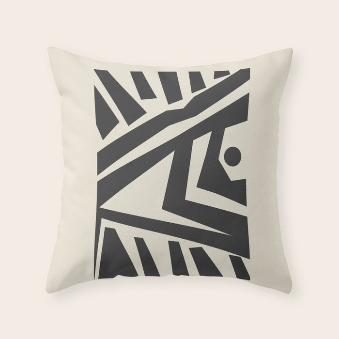 Geometrical Play 11 Throw Pillow Gallery Image 6
