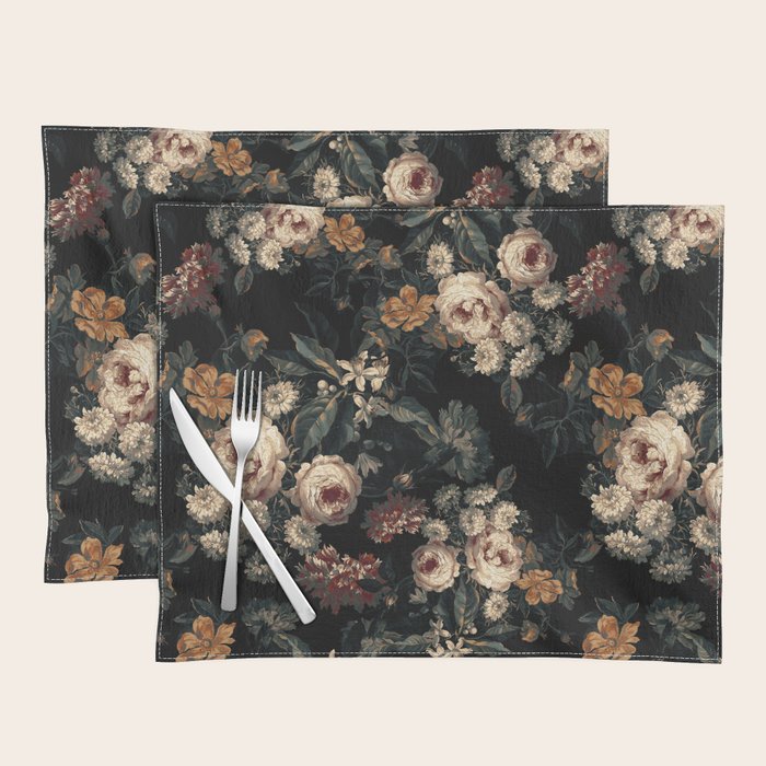 Midnight Garden XIV Placemat Gallery Image 1