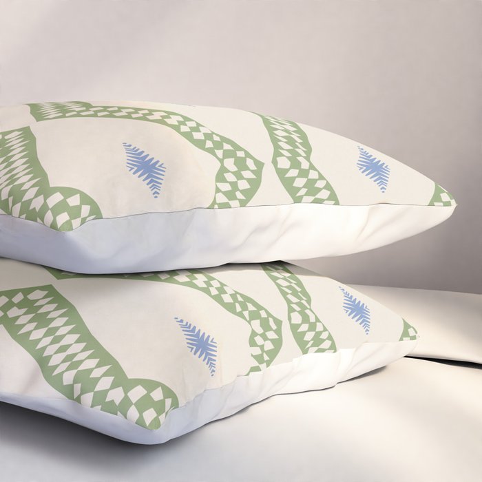 Ikat Hand-cut Pattern 3 Pillow Sham Gallery Image 3