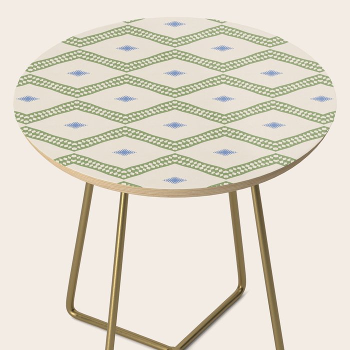 Ikat Hand-cut Pattern 3 Side Table Gallery Image 2