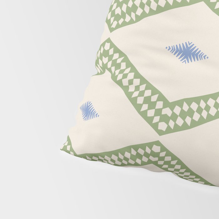 Ikat Hand-cut Pattern 3 Pillow Sham Gallery Image 4