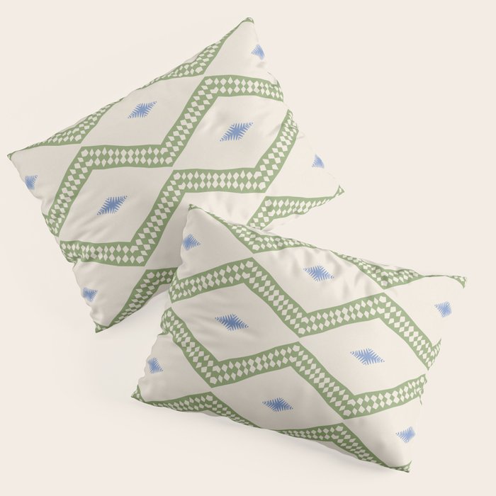 Ikat Hand-cut Pattern 3 Pillow Sham Gallery Image 3