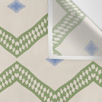 Ikat Hand-cut Pattern 3 Wall Tapestry Gallery Image 3
