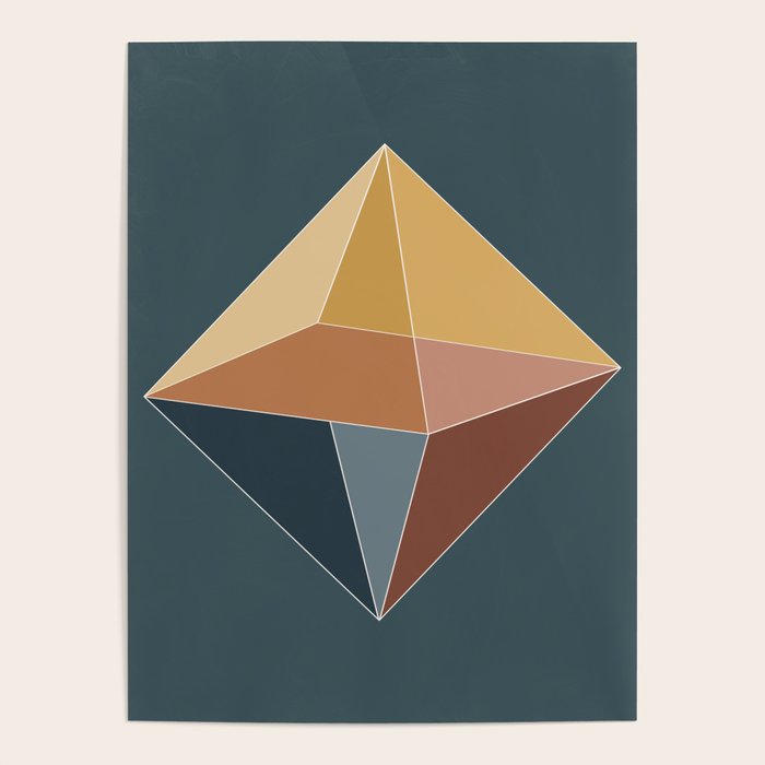 Geometric Diamond XVI Poster Gallery Image 4