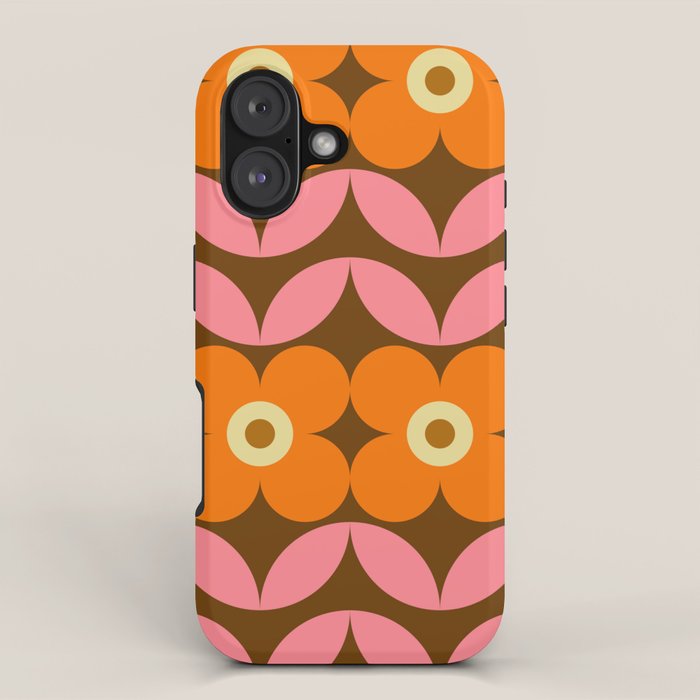 Retro Flower 10A iPhone Case Gallery Image 1