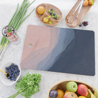 Waves In Texture - Blue & Beige Cutting Board Gallery Image 2