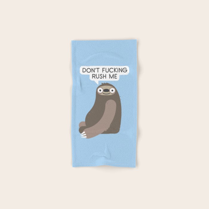 No Hurries Bath Towel Gallery Image 1