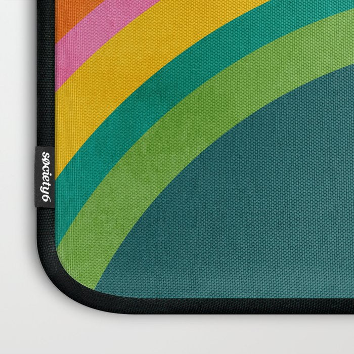 retro arc Laptop Sleeve Gallery Image 3