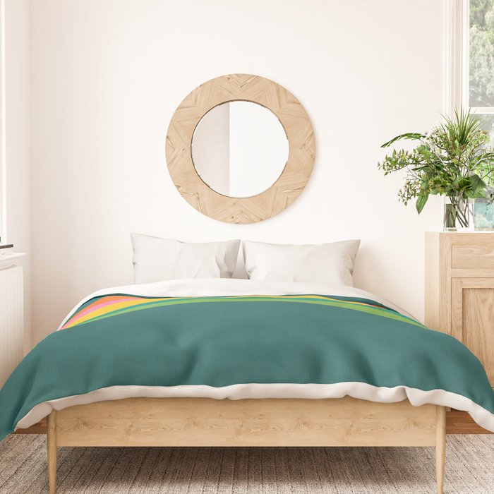 retro arc Duvet Cover Gallery Image 3