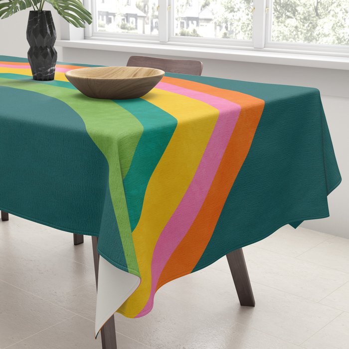 retro arc Tablecloth Gallery Image 3