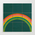 retro arc Wood Wall Art Gallery Image 1