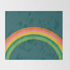 retro arc Throw Blanket Gallery Image 2