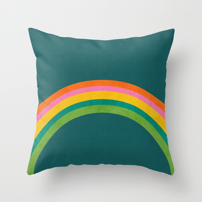 retro arc Throw Pillow Gallery Image 6