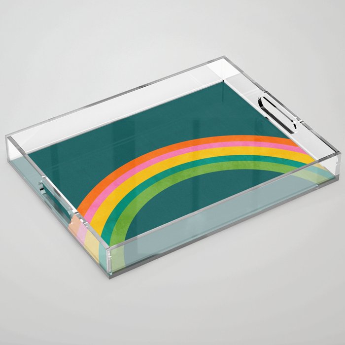 retro arc Acrylic Tray Gallery Image 1