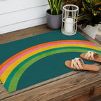 retro arc Outdoor Rug Gallery Image 2