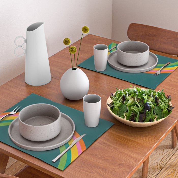 retro arc Placemat Gallery Image 2