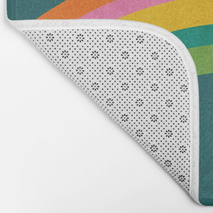 retro arc Bath Mat Gallery Image 2