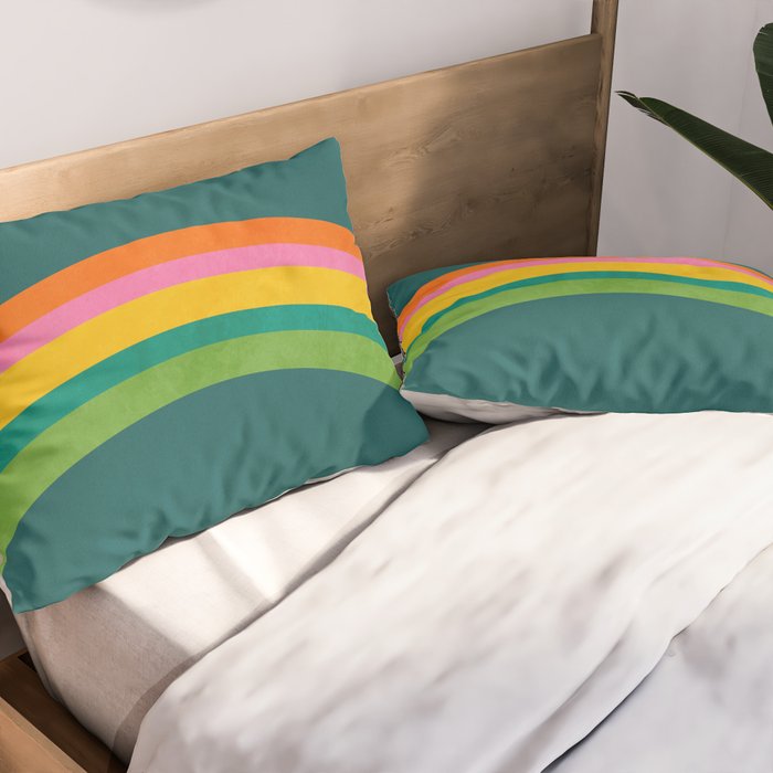 retro arc Pillow Sham Gallery Image 2