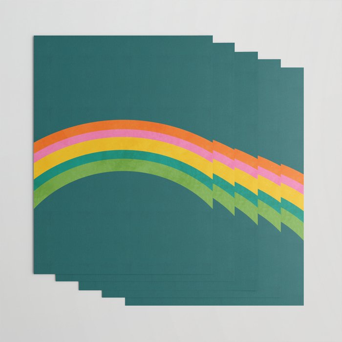 retro arc Wrapping Paper Gallery Image 3