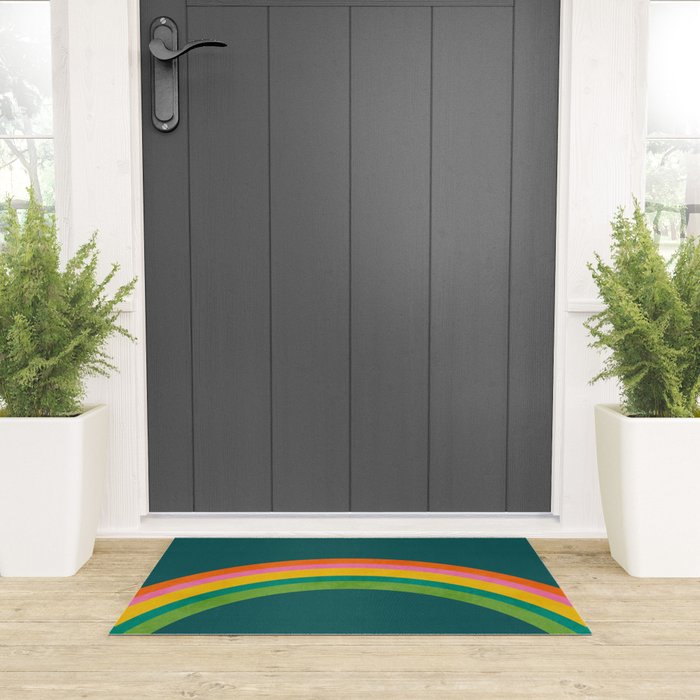 retro arc Welcome Mat Gallery Image 3